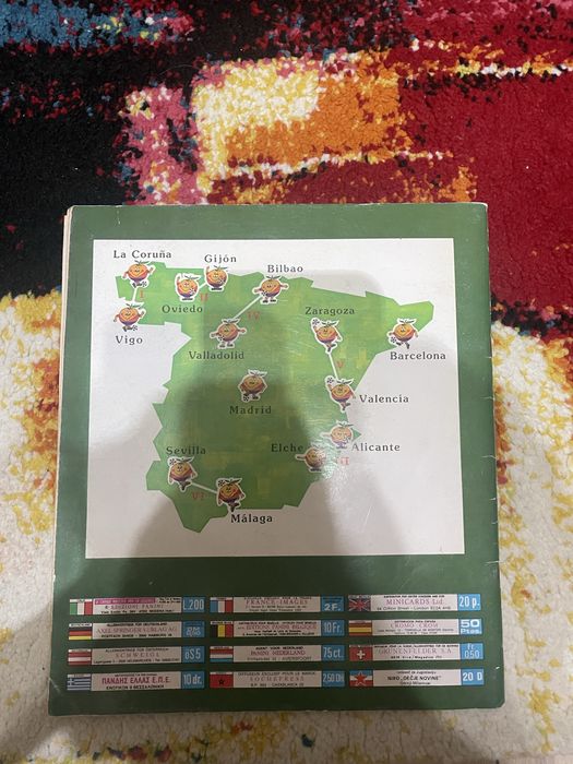 Carte panini World Cup Spania 1982