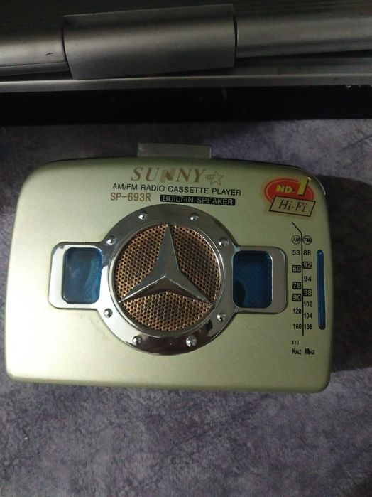 Кассетный плеер sunny sp693r