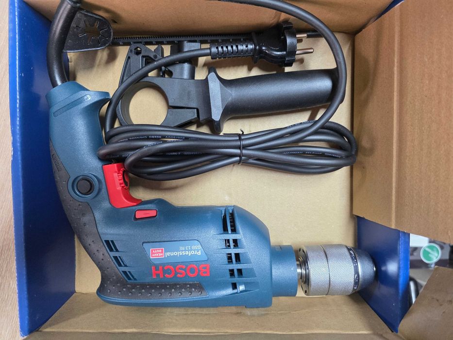 Bormasina de gaurit cu percutie, 600 W, GSB 13 RE Bosch