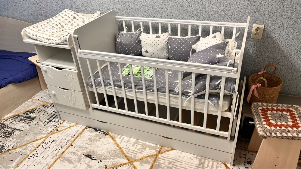 родам детский манеж-кровать 3 в 1