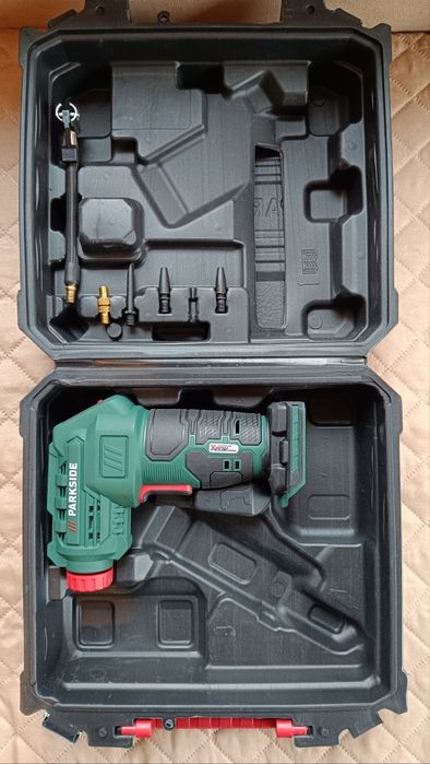 Компресор акумулаторен Parkside 20v Нов