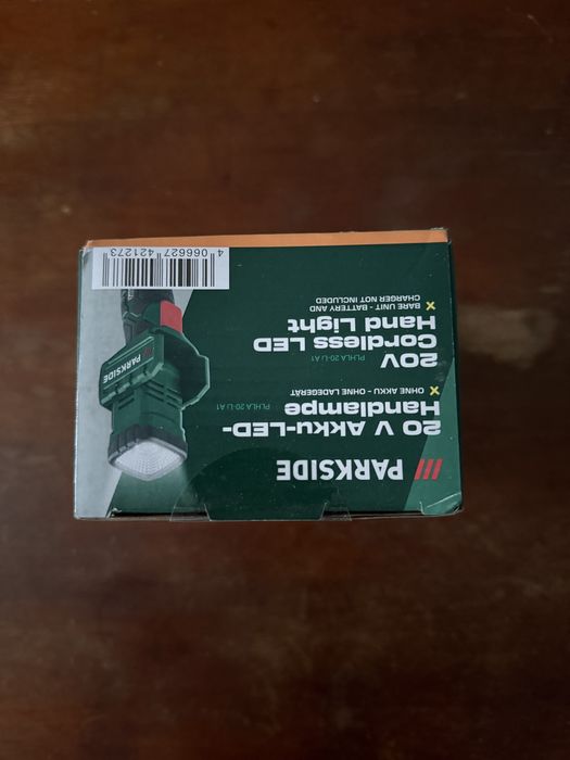 Лед работна лампа парксайд parkside x20v