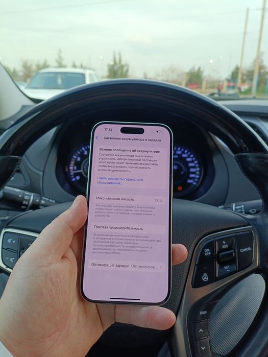 Айфон 15про 256 78%