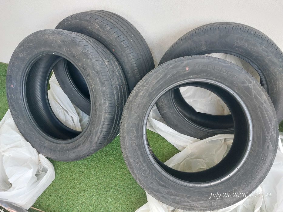 Vand anvelopa vara Continental EcoContact 6 235/55 R18 V XL folosita 1000km