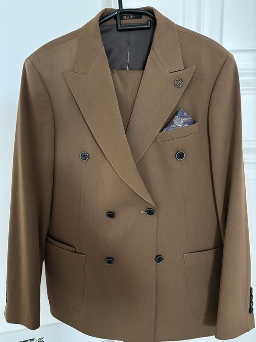 Костюм шалбар коричневый