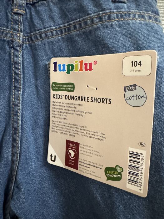 Salopeta de blugi de fete