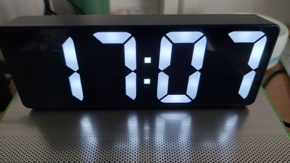 Ceas Led cu termometru, higrometru
