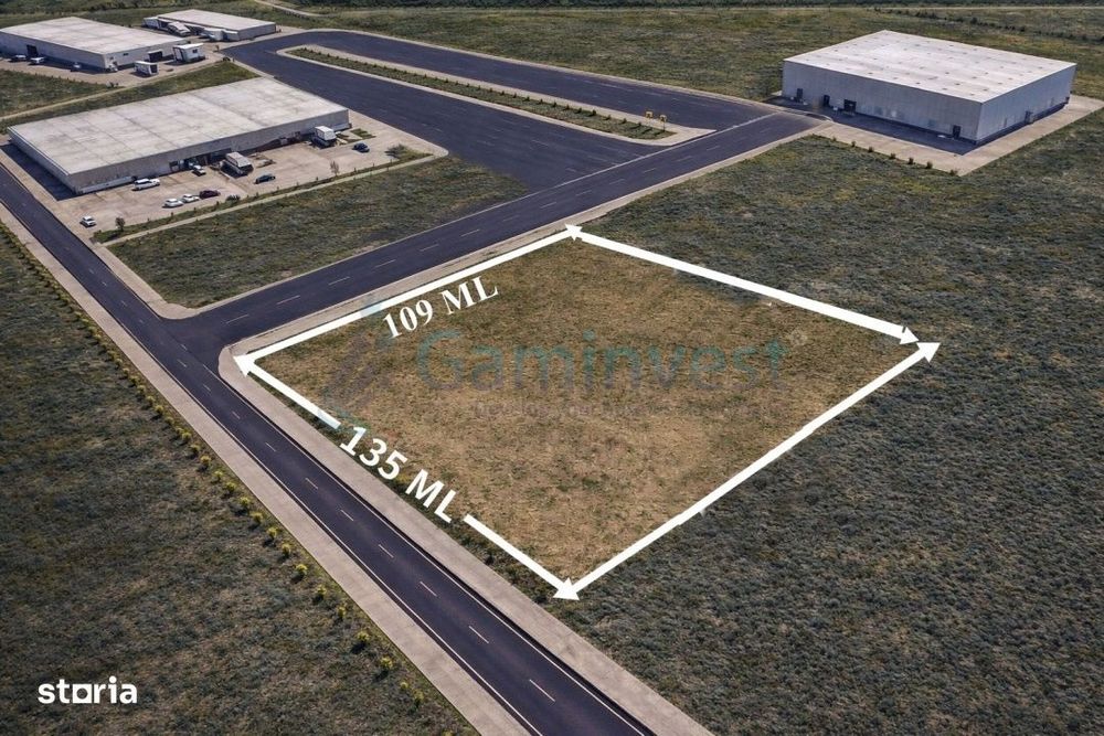 Teren de vanzare in Parcul Industrial I Oradea,Bihor,Gaminvest,V4367