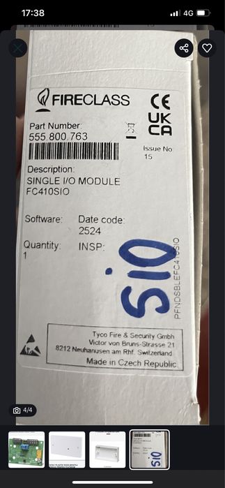 Modul adresabil FIRECLASS FC410SIO