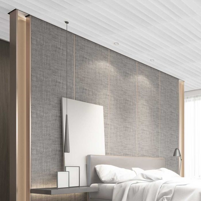 3 D Пана Ламперия в бяло Самозалепващи тапети Релефни тапети