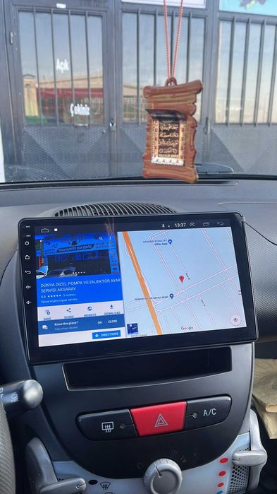 Navigatie android Toyota Aygo Peugeot 107 Citroen C1 Waze YouTube GPS