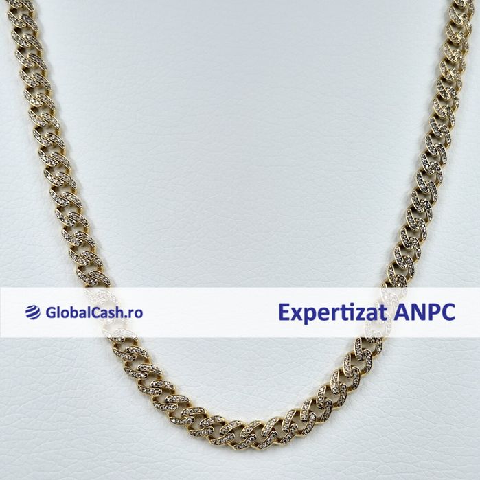 Lant cuban din aur de 14k, 28.99g | GlobalCash.ro #GO114685