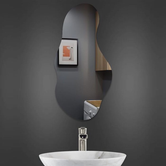 Фигурно огледало с LED осветление LM Lunar Mist