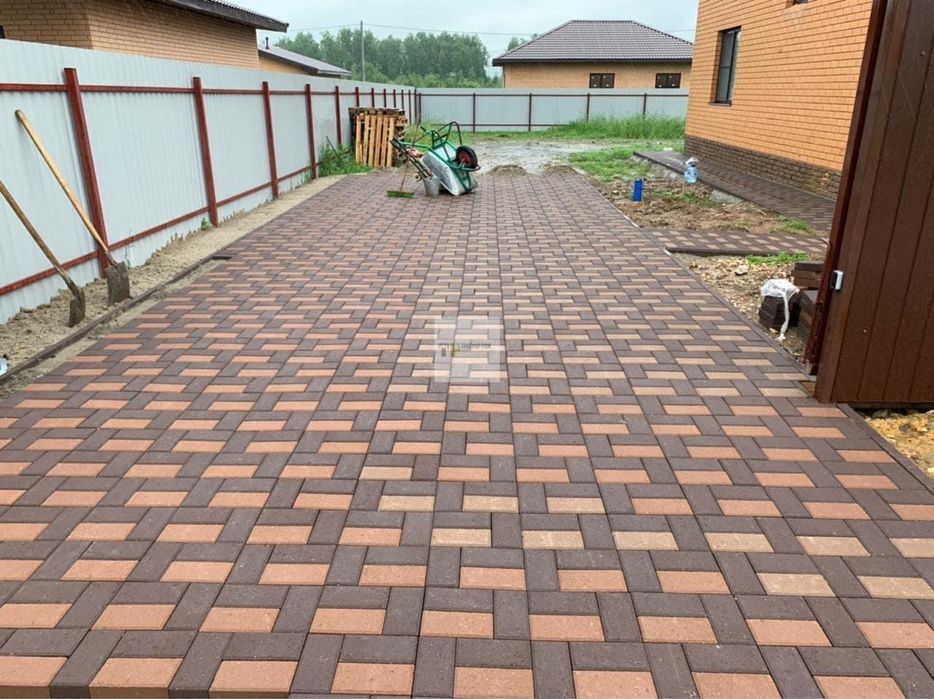 Уклатка брусчатки /  Тротуарная плитка