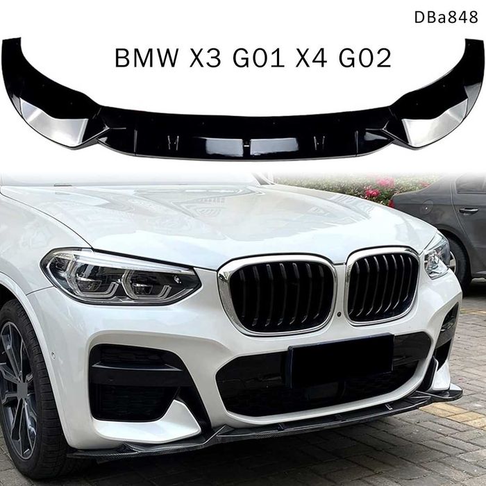 Тунинг лип спойлер предна броня BMW X3 G01 X4 G02 M бмв х3 х4 г серия