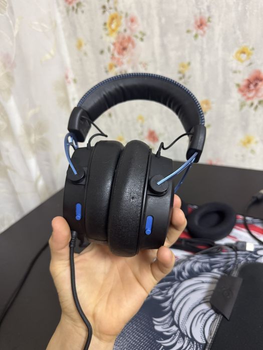 Наушники HyperX Cloud Alpha S черно-синий