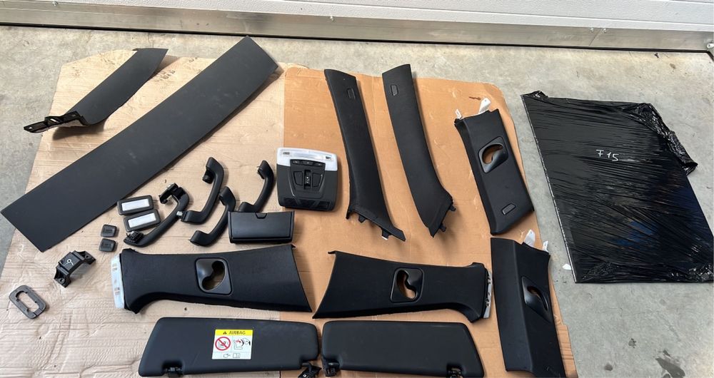 Plafon interior mp BMW f06 f15 x5 negru complet