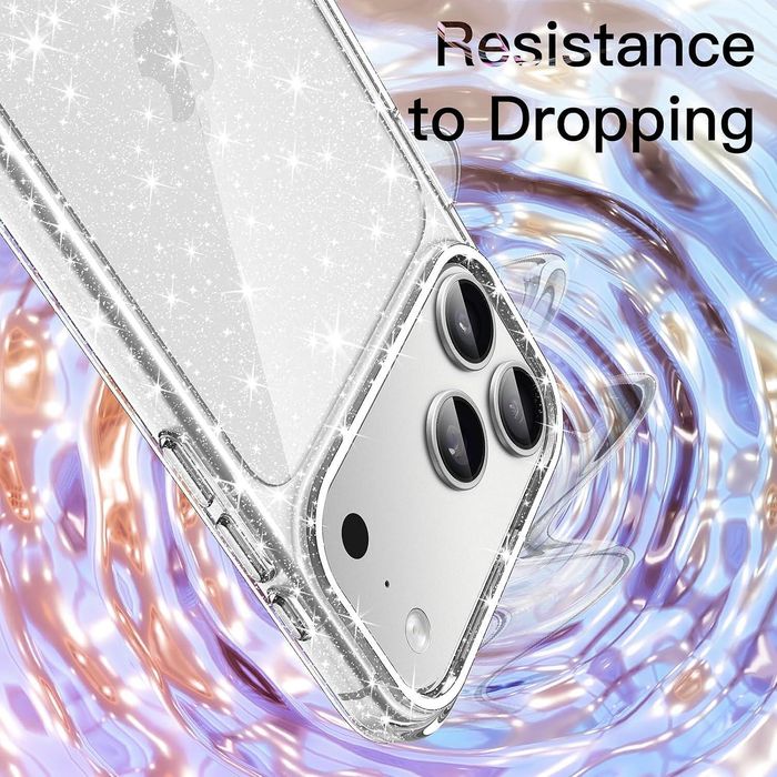 Блестящ кейс glitter case за apple iphone 17 pro max