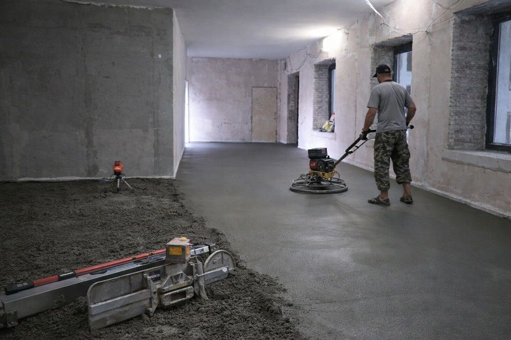 Стяжка пола под ключ