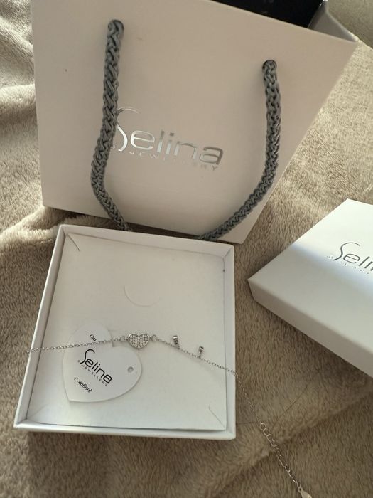 Сребърна гривна Selina