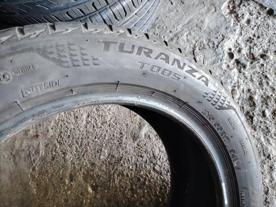 215/55 R17 Bridgestone Turanza de vară