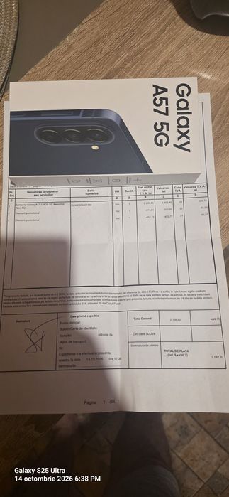 VÂND Samsung Galaxy A57 – SIGILAT, NOU!