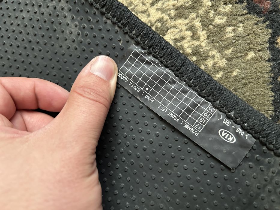 Оригинальные коврики на Kia Soul до 2019