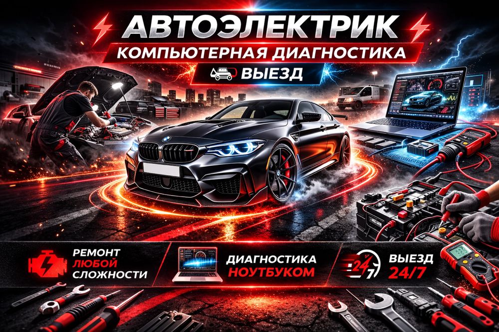Автоэлектрик. Выезд. Компьютерная диагностика.