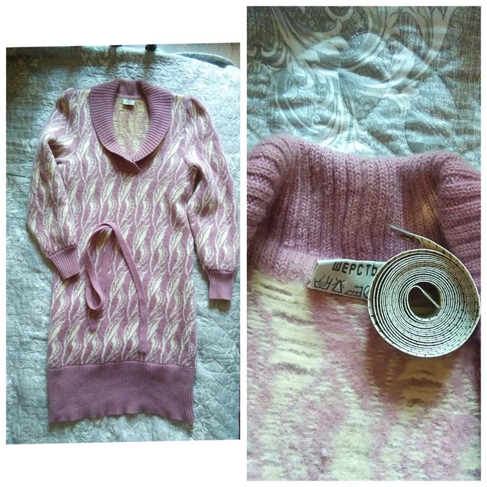 Вязаная шаль кофта и другие теплые