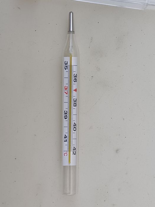 Termometru medical cu mercur. Este nou