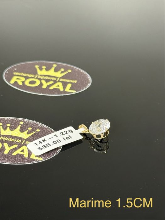 Bijuteria ROYAL : Pandantiv AUR 14K NOU / 1.22 GR