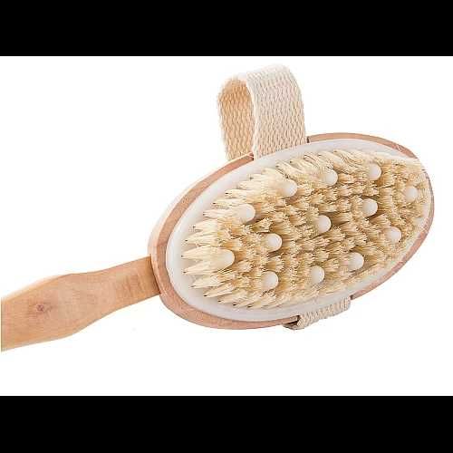 Ексфолиращо-масажираща четка за гръб