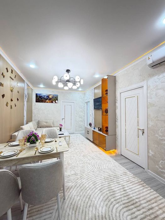 ® ПРОДАЕТСЯ ‼️ [48м²] Чиланзар 19 евроремонт балкон 1,5х3  2в3/1/4.