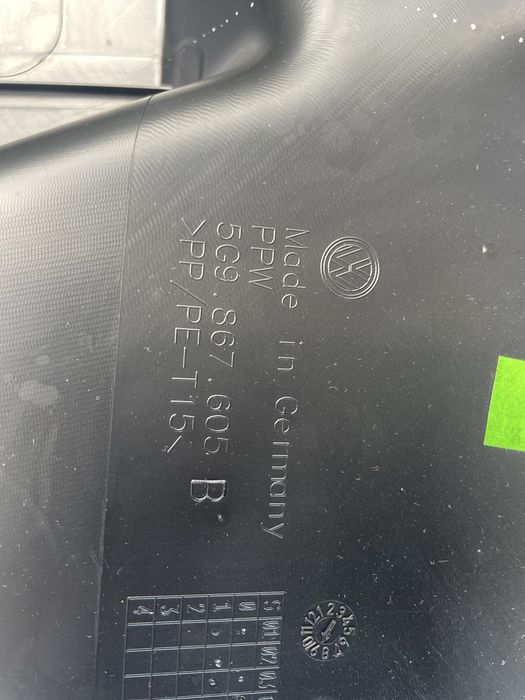 Tapiterie portbagaj  Vw golf 7!