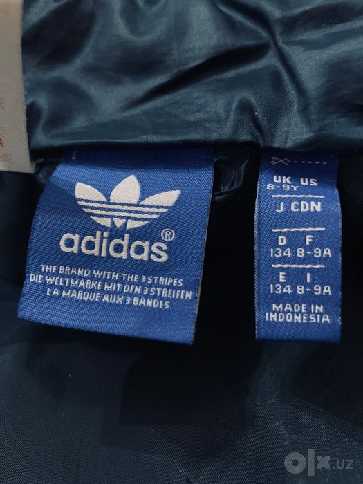 Оригинал куртка Adidas детская осенняя для мальчика