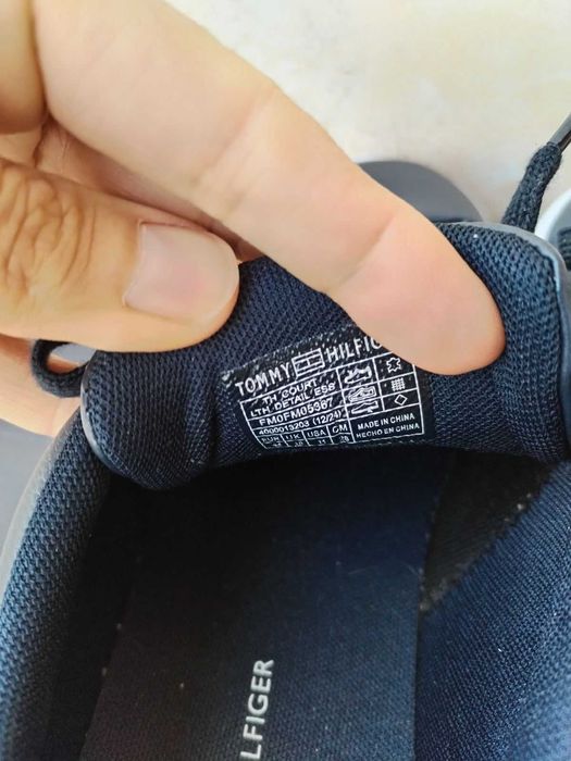 Tommy Hilfiger - страхотни мъжки кецове ЕСТЕСТВЕНА КОЖА 44