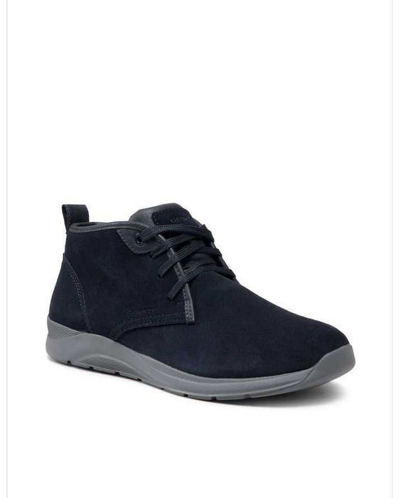 Ghete barbati Geox Albastru, piele naturala, noi-noute, nepurtate