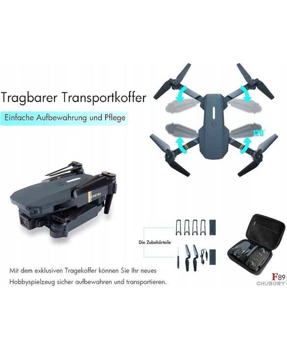 Чисто нов сгъваем дрон Chubory F89 Micro Foldable Drone Set