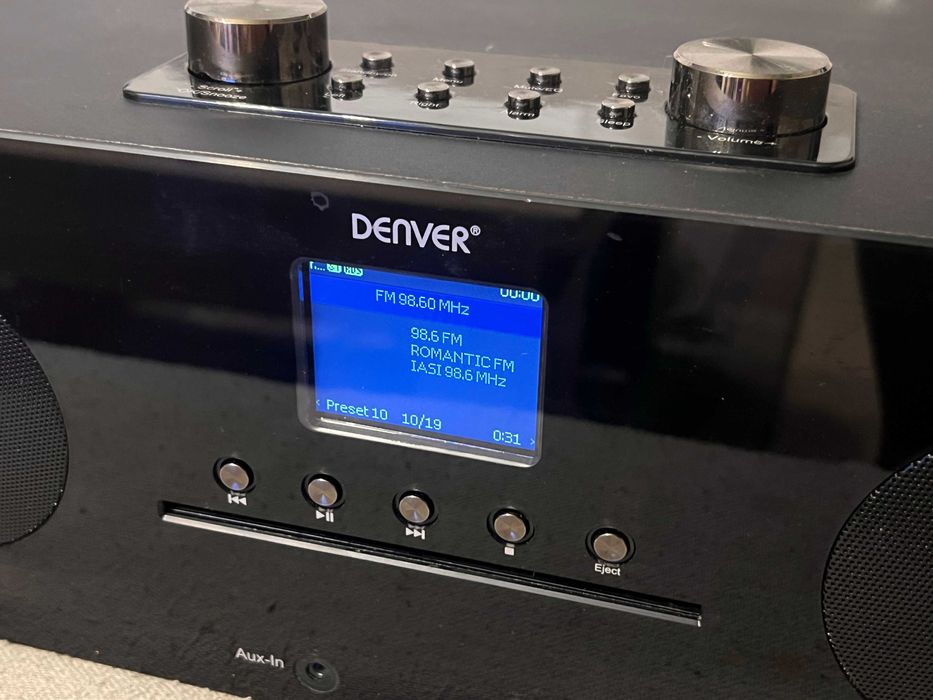 Sistem audio Denver MIR 260BLACK FM DAB Bluetooth WiFi auditie excelen