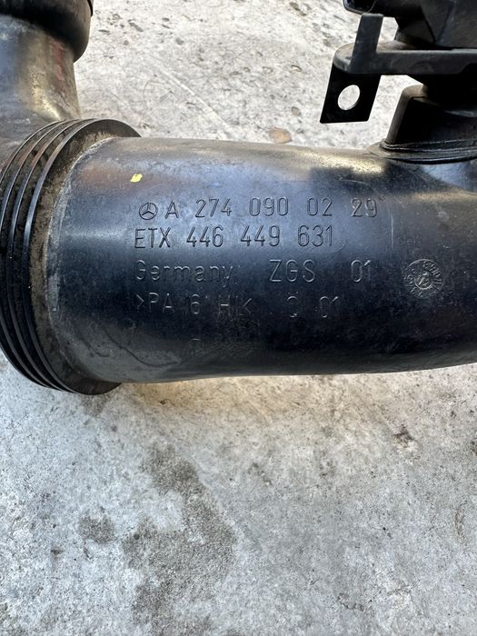 Furtun turbo intercooler Mercedes w204 w212 1.6 1.8 2.0 benzina