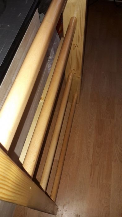 Spalier gimnastica 220/80 cm (10 trepte), lacuit