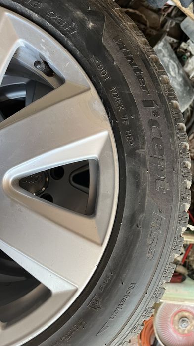 Зимни гуми с джанти 16 цола 5 х 112 за ауди