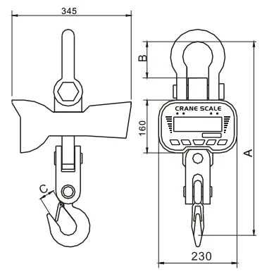 Cantar macara de 2T, 3T ,5T, 10T, 15T, 20T