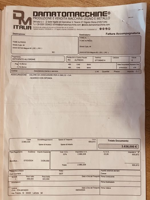 Masina combinata miltifunctionala