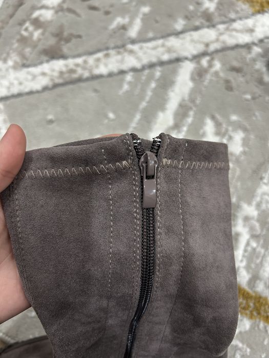 ботинки в темно коричневом цвете