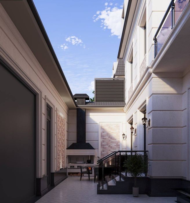 В элитной махалле ул.Мунис коттедж 330м² 1,5 сотки 2 этажа+подвал