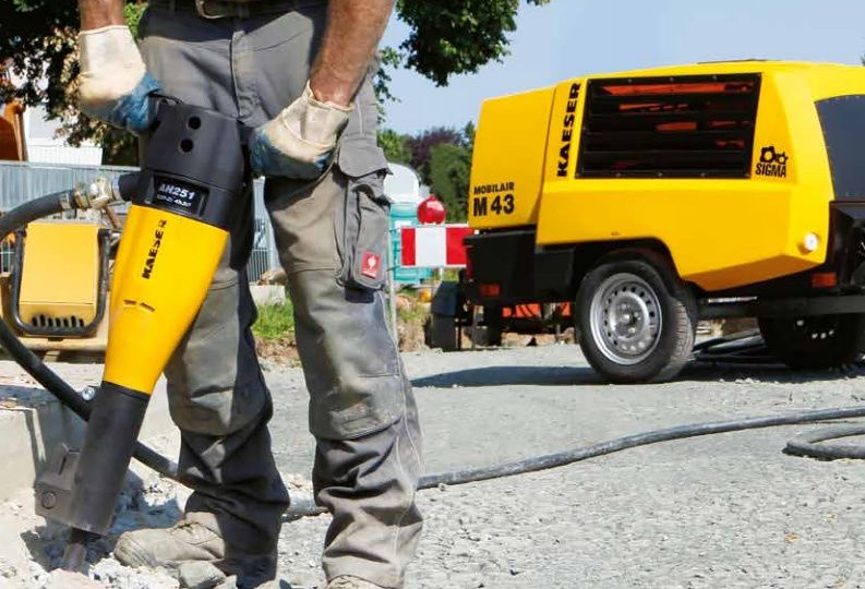 Аренда Дизельный Компрессор воздушный Отбойник прокат 24.7 доставка