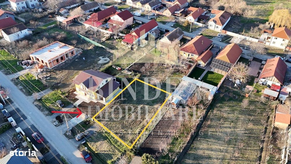 Teren pretabil constructie casa- cartier linistit Giarmata