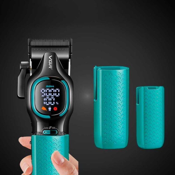 машинка за подстригване + тример VGR V-886 S2 Grip Turbo 9000RPM