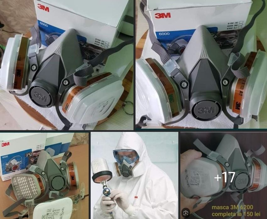 Masca de protecție 3M cu accesorii